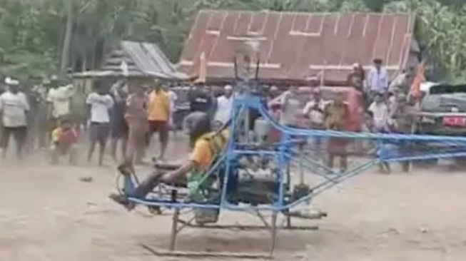 Lulusan SMK Ciptakan Helikopter. Bisa Terbang Ngga?