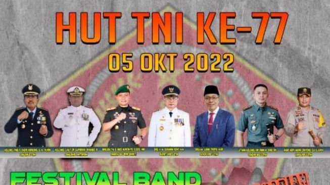 Sambut HUT TNI ke 77, Kodim 1615/Lotim Gelar Festival Musik