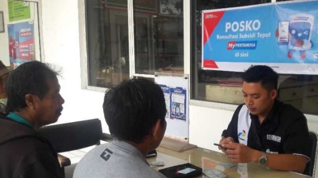 Posko Konsultasi Subsidi Tepat di SPBU Temanggung Sudah Buka, Pendaftar Masih Sedikit