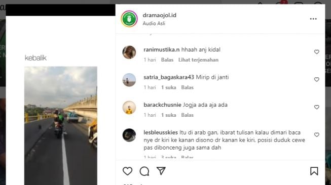 Dibonceng Ojol, Cara Duduk Wanita Ini Jadi Sorotan Warganet: Kidal