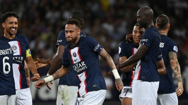 Toulouse vs PSG: Neymar dan Mbappe Cetak Gol, Lionel Messi Dua Assist