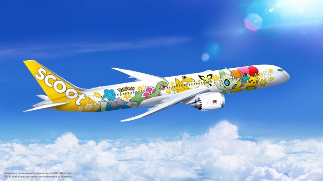 Pesawat Lucu Pikachu Jet Akan Segera Mengudara, Fasilitasnya Serba Pokemon