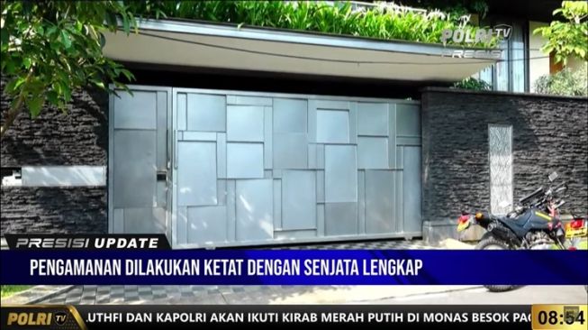 Rumah Ferdy Sambo (YouTube/Polri TV)