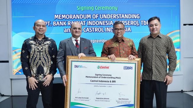 BRI Kerja Sama dengan Castrol Indonesia untuk Perluas Pembiayaan Perbankan kepada Distributor dan Outlet Pelumas