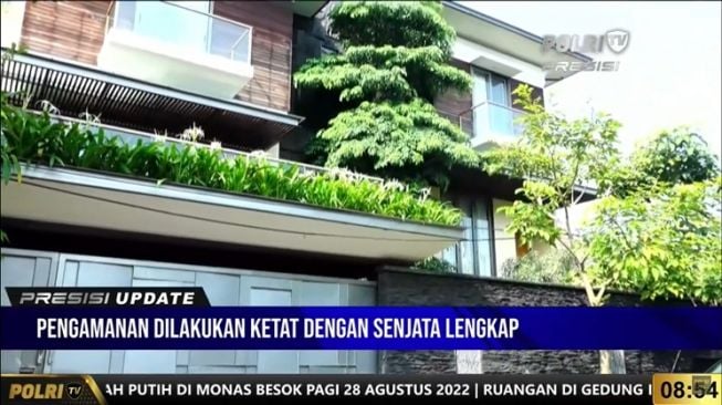 Rumah Ferdy Sambo (YouTube/Polri TV)