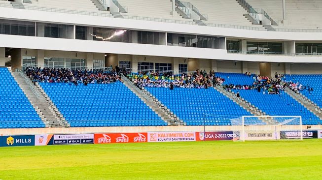 Jelang Lawan Persipura, Homebase Persiba Stadion Batakan Balikpapan Terpantau Tidak Steril