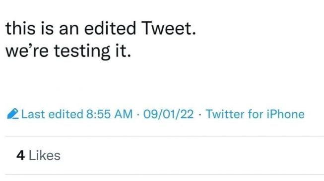 Twitter Uji Coba Fitur Edit Button: Pengguna Bisa Edit Cuitan yang Diposting