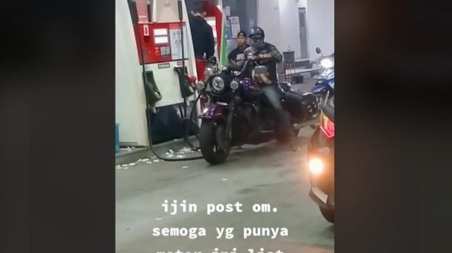 Heboh Moge Harley-Davidson Antre di SPBU Diduga Mengisi BBM Subsidi, Alasannya Tak Terduga