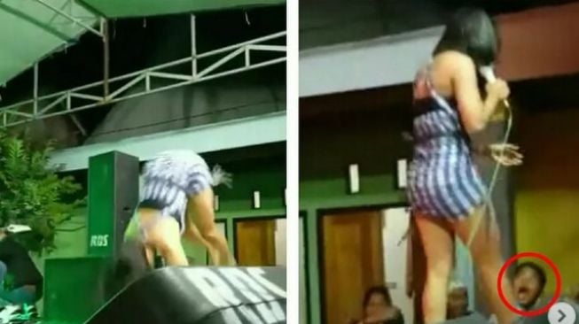 Video Biduan Nyanyi Sambil Koprol hingga Celana Dalam Terlihat, The Real Kerja Banting Tulang