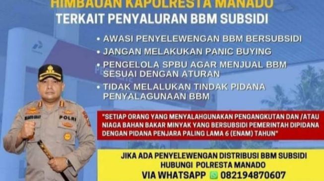 Temukan Penyelewengan BBM Bersubsidi di Manado? Lapor di Nomor Ini