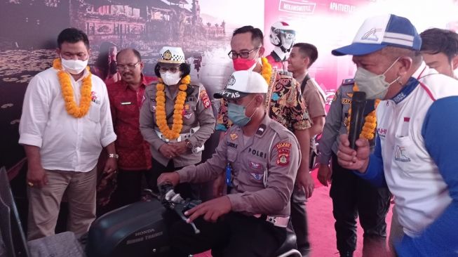 Penggunaan Honda Rading Trainer (HRT) pada zona Simulasi (Dok. AHM)