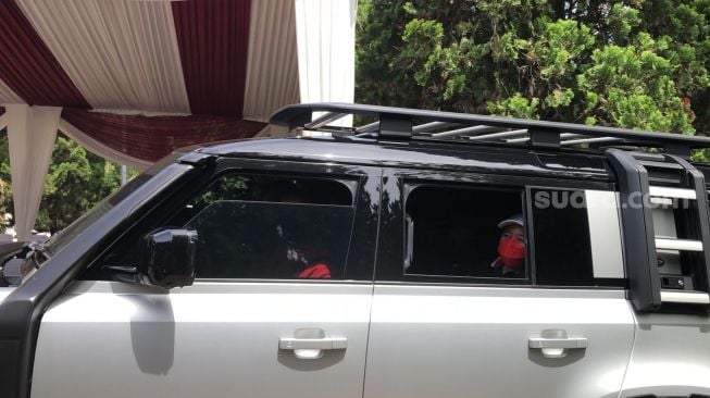 Puan Maharani Tiba Di Kediaman Prabowo Naik Land Rover Defender, Langsung Disambut Gema Suara Marching Band