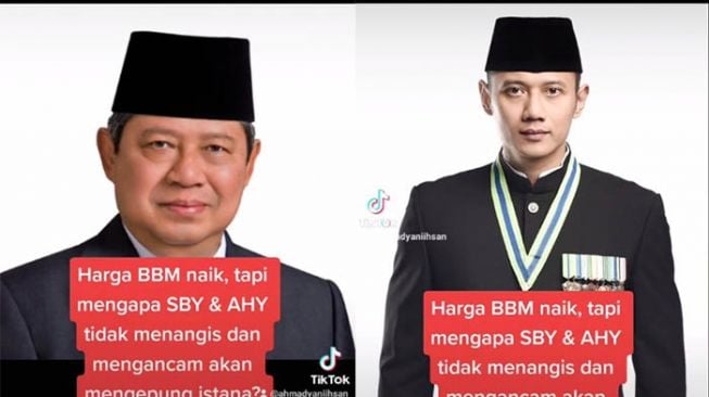 Harga BBM Bersubsidi Resmi Naik, Warganet Ini Singgung Sikap SBY dan AHY: Mengapa Tidak Menangis?