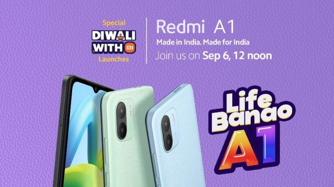 Redmi A1 Plus Akan Debut di India 14 Oktober 2022, Terungkap Desain dan Spesifikasi