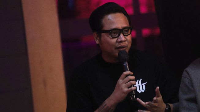 Gofar Hilman saat ditemui di Soho Bulding, Jakarta, Senin (5/9). [Suara.com/Oke Atmaja]