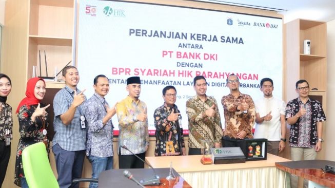 Perluas Layanan Perbankan Digital di Jawa Barat, Bank DKI Gandeng BPR Syariah HIK Parahyangan