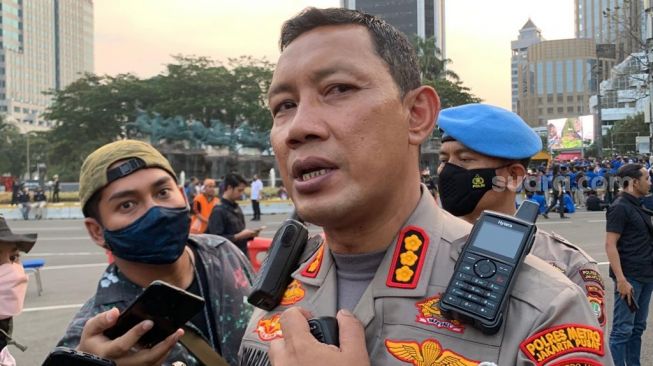 Polisi Tangkap Empat Pendemo Tolak Kenaikan BBM di Dekat Istana