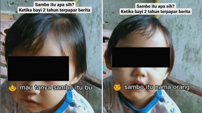 Kocak! Sering Mendengar Karena Kasusnya Heboh, Bocah 2 Tahun Ini Ngaku Penasaran dengan Sambo