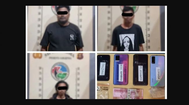 Dapat Perintah dari Napi Dalam Lapas, 3 Pelaku Pengedar Sabu Diamankan di Samarinda