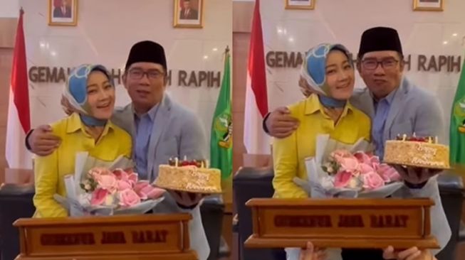 Momen Atalia Rayakan 4 Tahun Kepemimpinan Ridwan Kamil di Jabar (Instagram/@ataliapr)