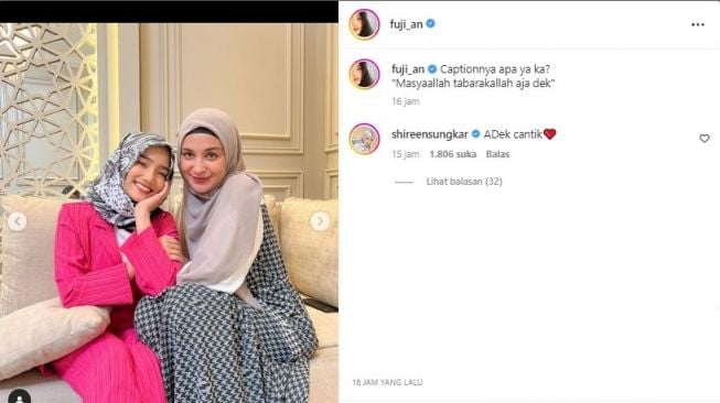 Fuji An dan Shireen Sungkar (Instagram)