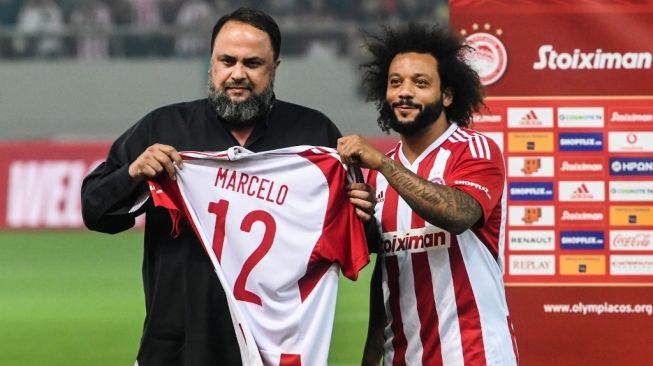 20 Ribu Suporter Penuhi Stadion saat Marcelo Resmi Diperkenalkan Olympiakos