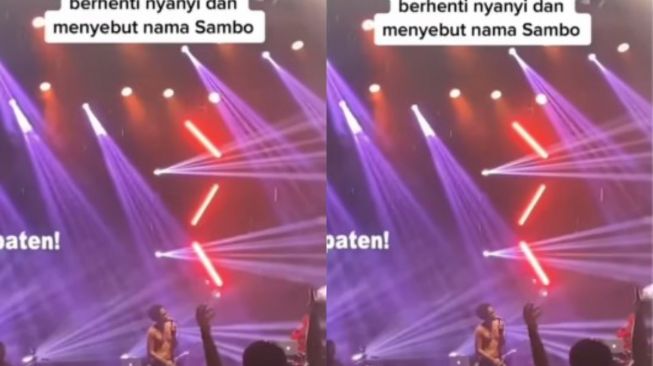 Video Ari Lesmana Fourtwnty Teriakkan Nama Sambo, Penonton Khawatir Ada Tukang Bakso