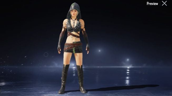 Goth Punk Set F [PUBG Mobile Indonesia].