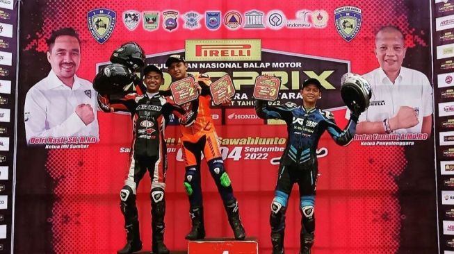 Pembalap Binaan KONI Aceh Dominasi Podium Juara Kejurnas Motorprix Region 