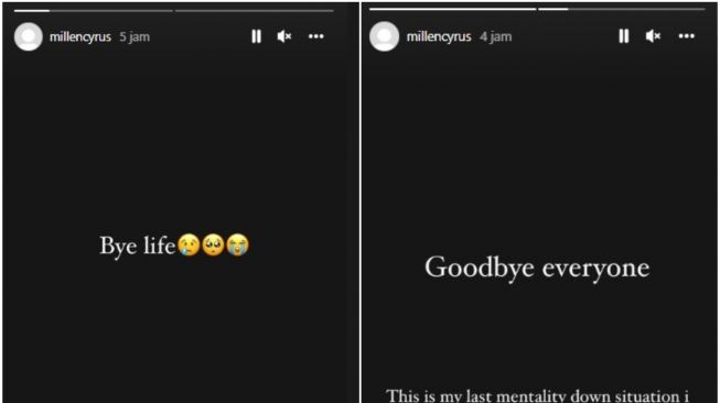 Millen Cyrus ucapkan selamat tinggal (Instagram/Millen Cyrus)