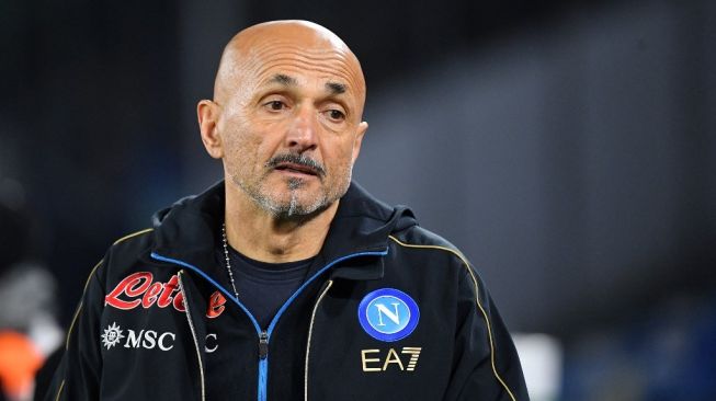 Pelatih Napoli, Luciano Spalletti. [TIZIANA FABI / AFP]