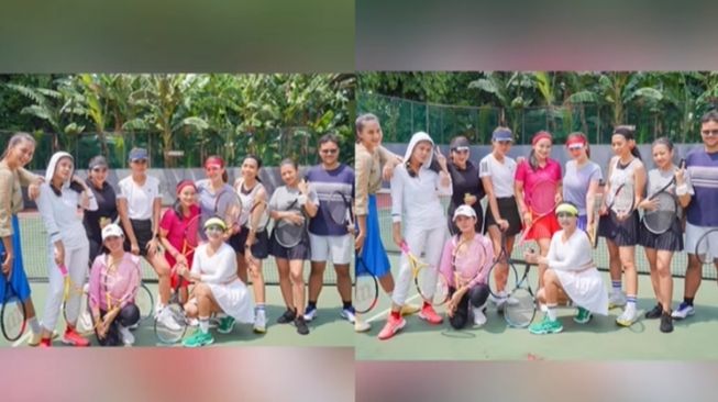 Potret Geng Tenis Titi Kamal (Instagram/@paula_verhoeven)