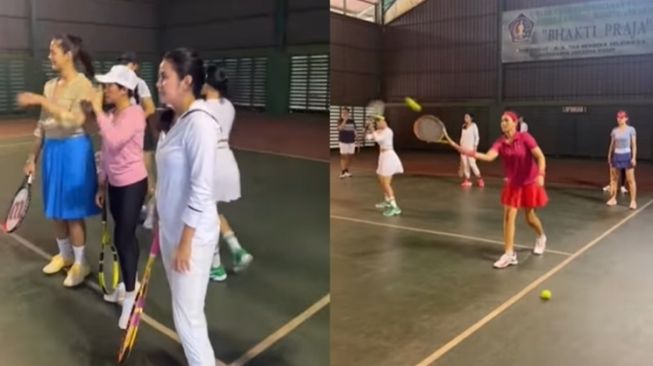 Potret Geng Tenis Titi Kamal (Instagram/@paula_verhoeven)