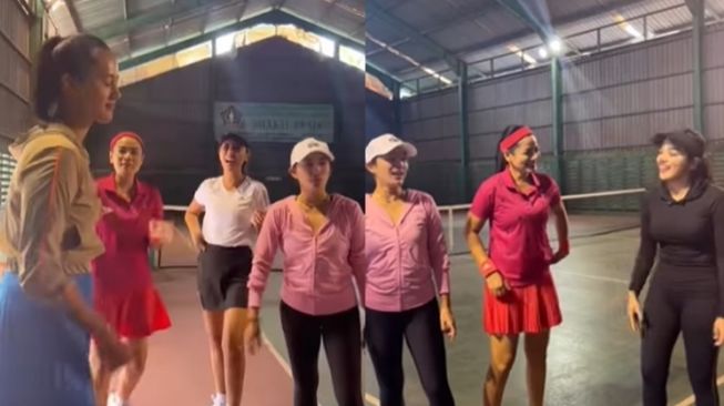 Potret Geng Tenis Titi Kamal (Instagram/@paula_verhoeven)