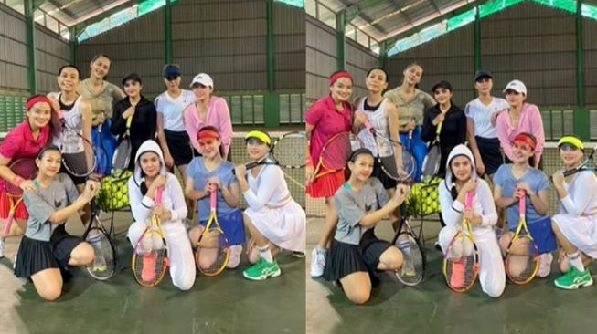 Potret Geng Tenis Titi Kamal (Instagram/@paula_verhoeven)