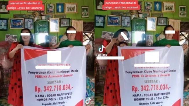 Berikan Pencairan Uang Asuransi, Wanita ini Malah Ajak Keluarga Pasien Meninggal Dunia Joget TikTok
