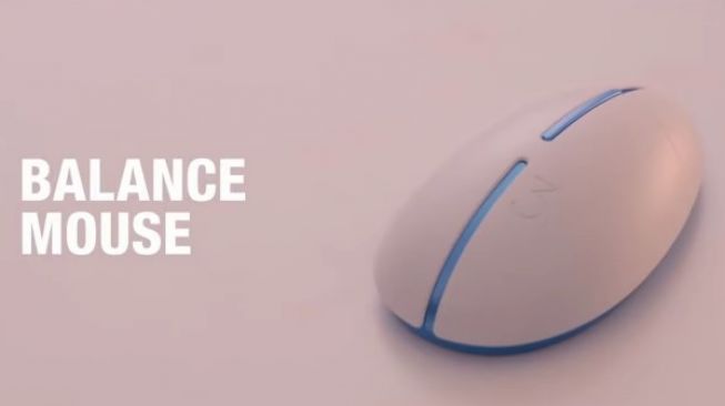 Tampilan Samsung Balance Mouse. (YouTube / Cre8tive Now)