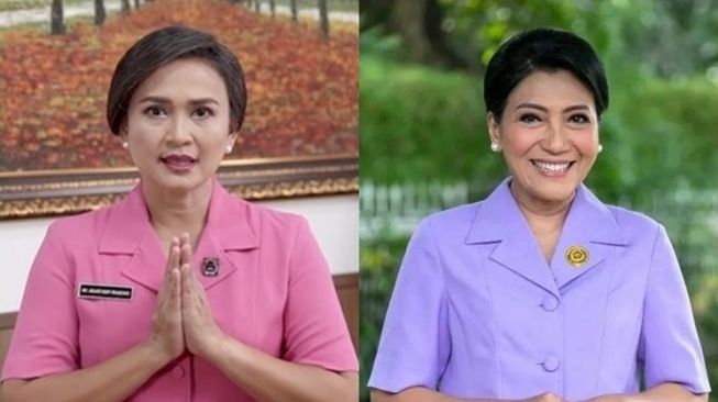 4 Potret Beda Gaya Istri Panglima TNI dan Istri Kapolri, Sama-sama Cantik dan Anggun