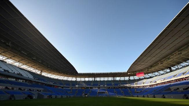 Stadium 974 di Ras Abu Aboud, Doha, Qatar. [GABRIEL BOUYS / AFP]