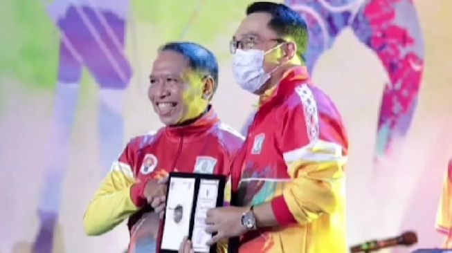 Kelakar Ridwan Kamil Usai Dapat Penghargaan di Haornas 2022: Diam Berdoa, Bergerak Jadi Juara