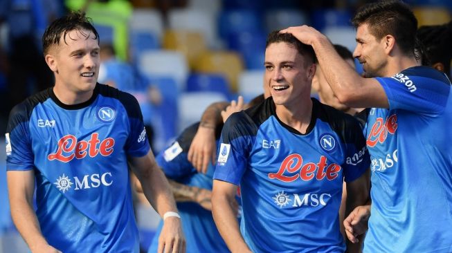 Hasil Liga Italia: Gol Telat Raspadori Menangkan Napoli atas Spezia