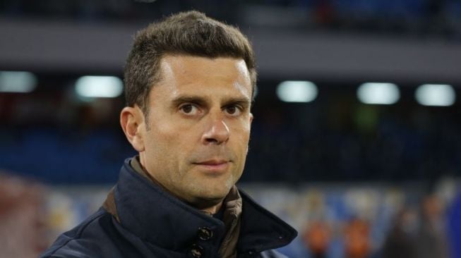 Thiago Motta resmi ditunjuk untuk jadi pelatih Bologna. ANTARA/AFP/CARLO HERMANN