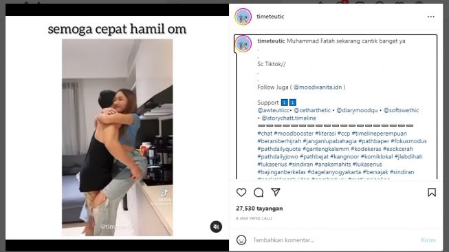 Video Mesra Lucinta Luna Digendong Seorang Pria Viral di IG, Warganet: Adu Pedang