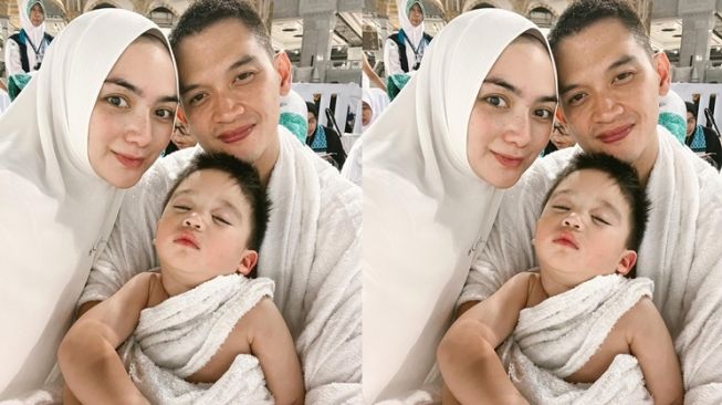 Potret Citra Kirana Berangkat Umroh (Instagram/@thereal_rezkyadhitya)