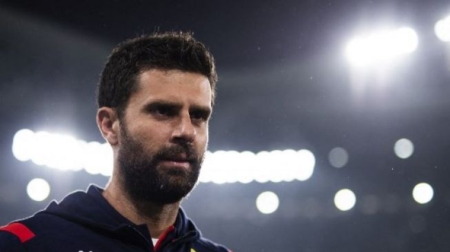 Pada Sabtu (10/09), CEO Bologna Claudio Fenucci mengatakan Thiago Motta akan menjadi pelatih baru Bologna setelah Mihajlovic dipecat. (AFP)