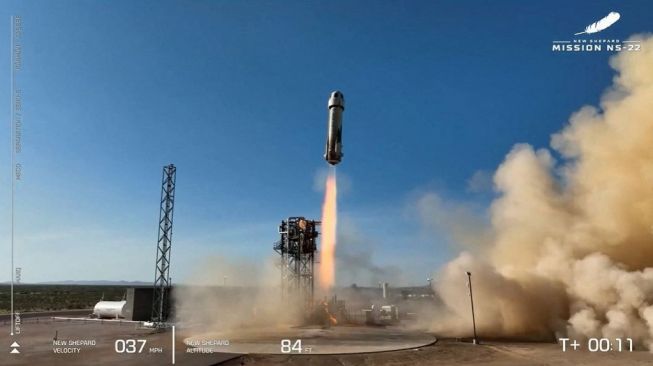 Roket Blue Origin Milik Jeff Bezos Meledak saat Peluncuran Tanpa Awak