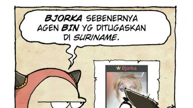 Teori Komik Gump n Hell Ungkap Identitas Bjorka Sebenarnya, Agen BIN di Suriname?