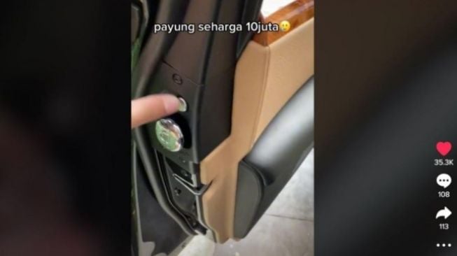 Fantastis! Harga Payung Mobil Ini Capai Rp 10 Juta, Publik Heboh: Hujannya Insecure