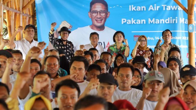 Fokus Ciptakan 1,1 Juta Lapangan Kerja, Relawan Sahabat Sandi Gelar Pelatihan untuk Pembudidaya Ikan