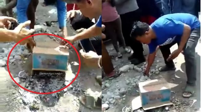 Kejam! Tubuh Manusia Ditemukan Terbakar di Tempat Sampah, Diduga Sosok Bayi